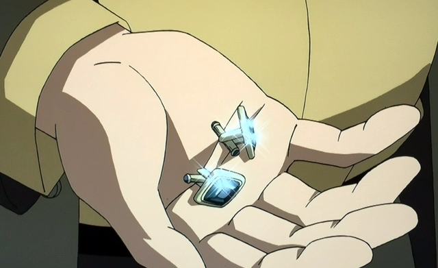 「名探偵コナン 銀翼の奇術師」　盗聴機能付きカフス型ボタン